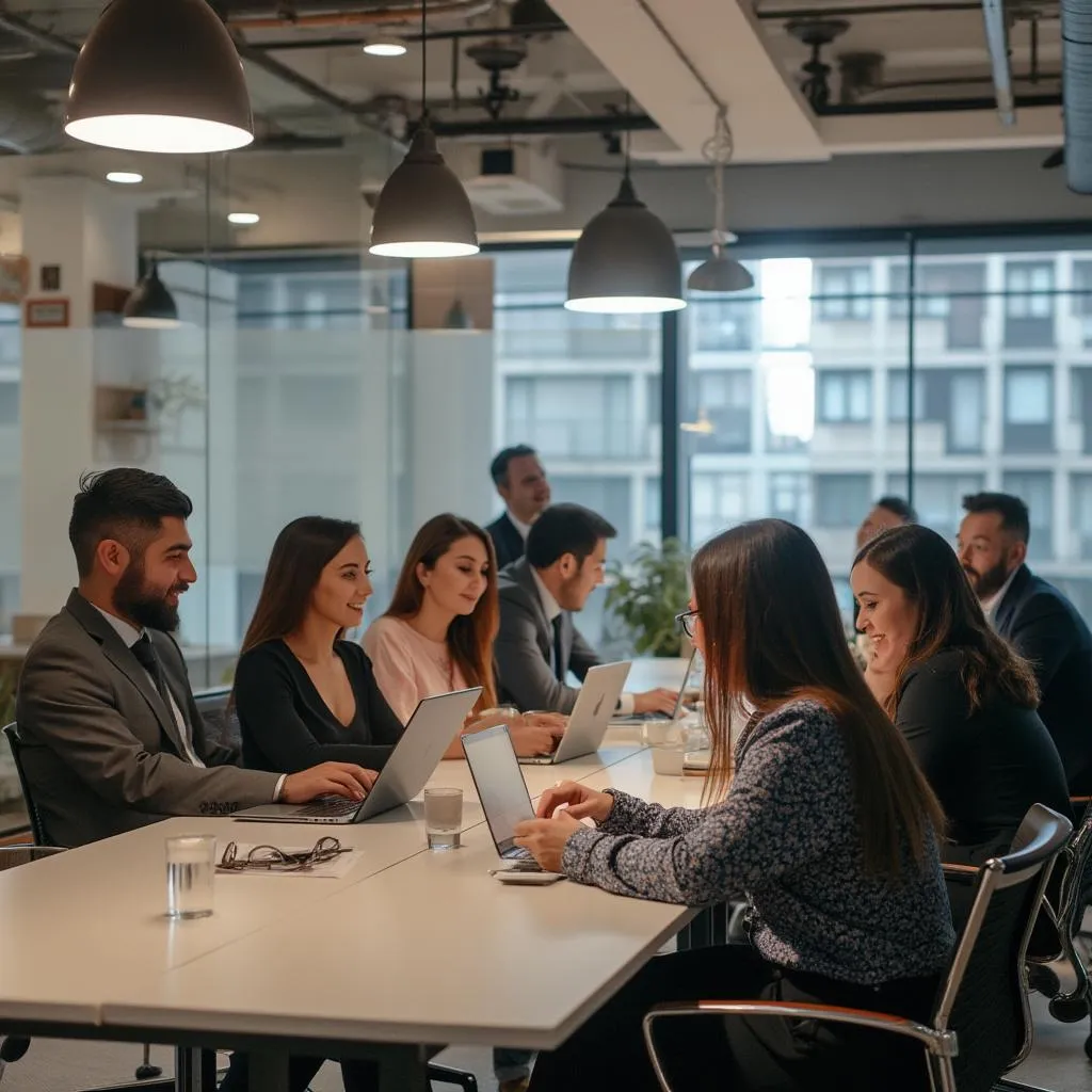 Equipo de FinanzasArg discutiendo estrategias financieras
